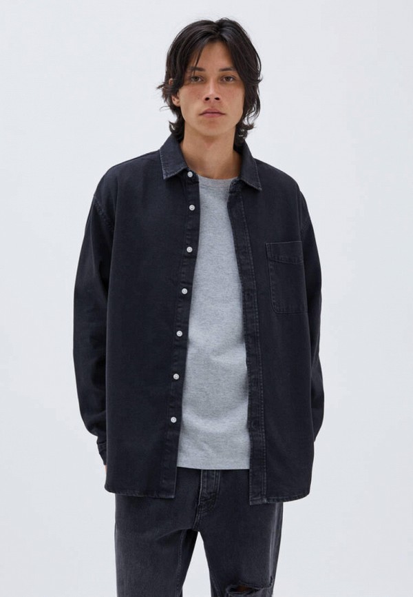 фото Рубашка джинсовая pull&bear