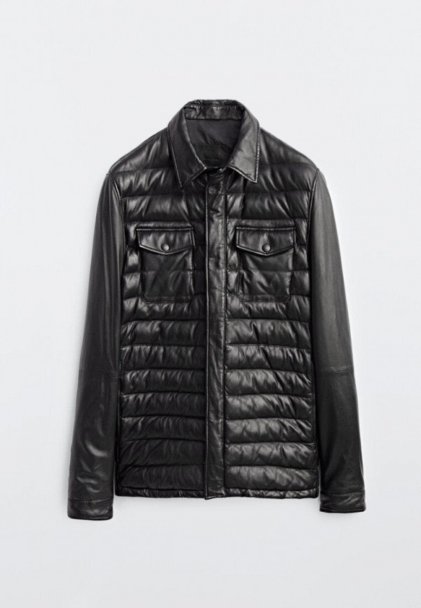 фото Куртка кожаная massimo dutti