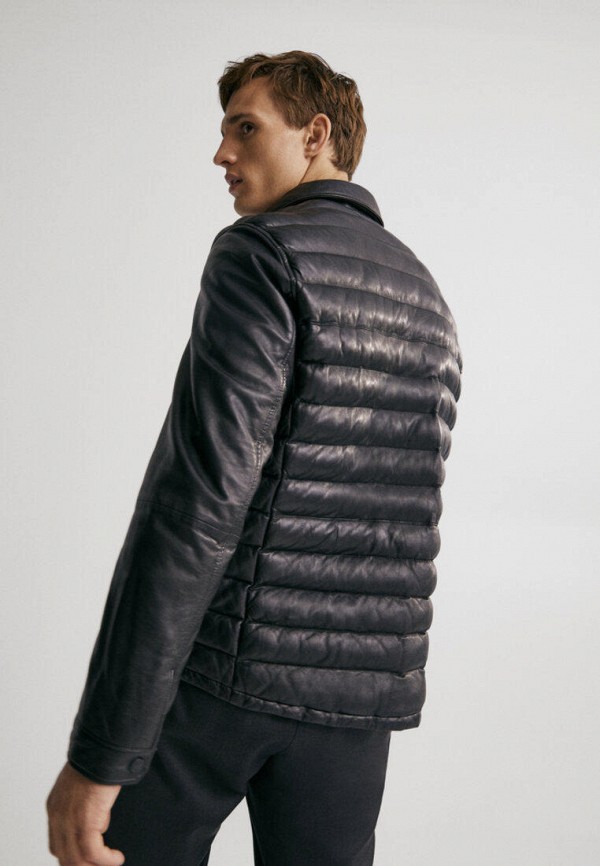 фото Куртка кожаная massimo dutti