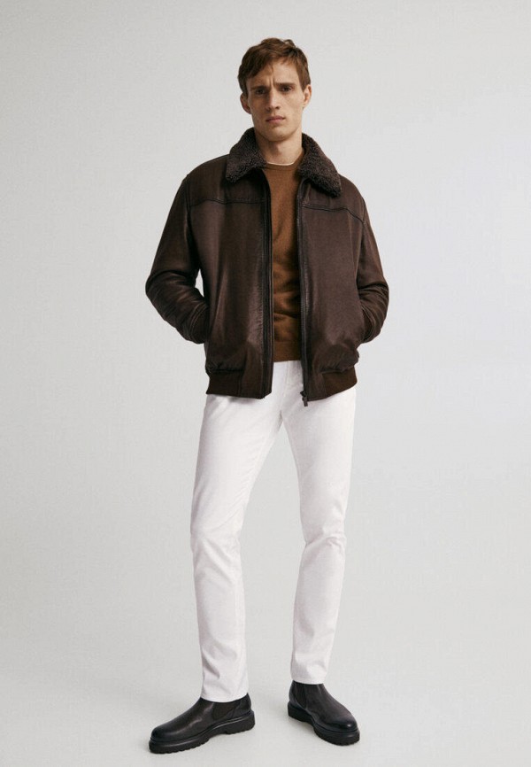 фото Куртка кожаная massimo dutti