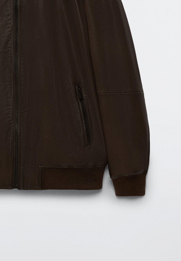

Куртка кожаная Massimo Dutti, Коричневый