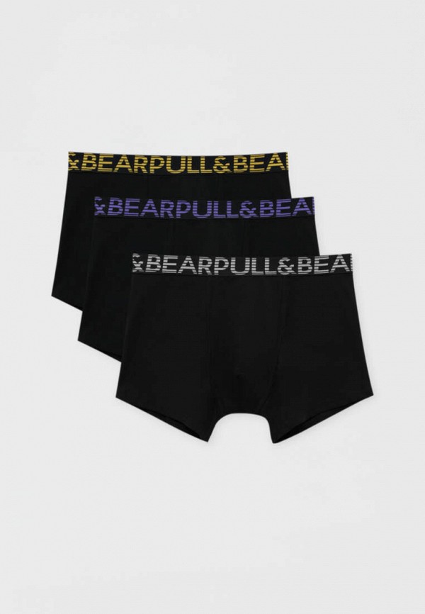 

Трусы 3 шт. Pull&Bear, Черный