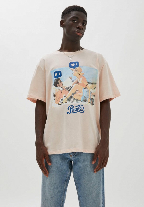 

Футболка Pull&Bear, Розовый