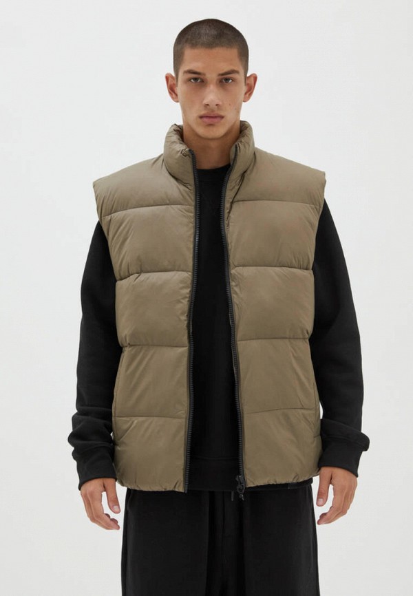 

Жилет утепленный Pull&Bear, Коричневый