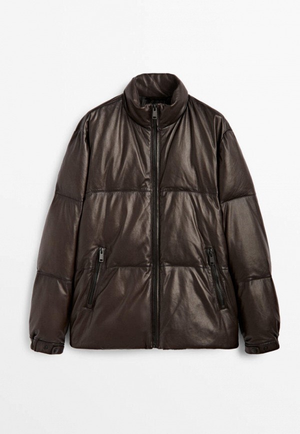 фото Куртка кожаная massimo dutti