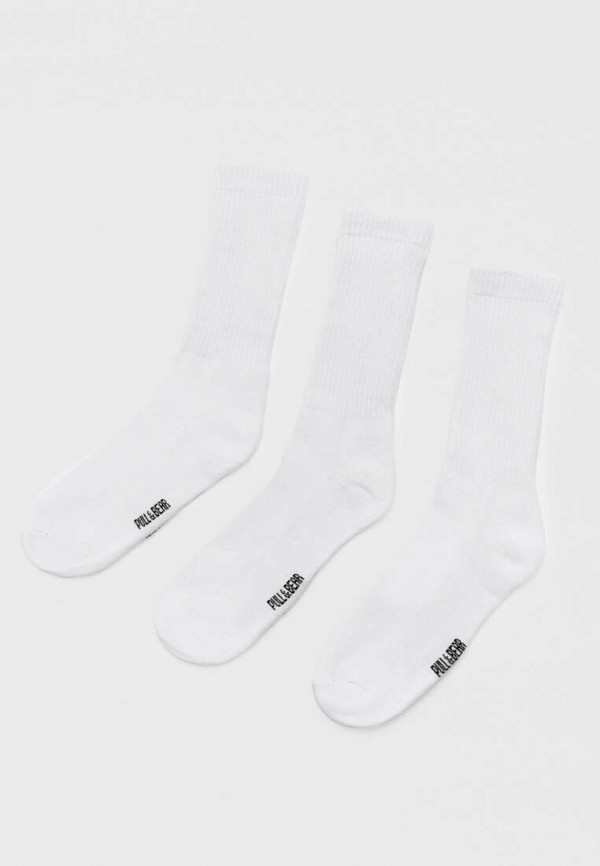 

Носки 3 пары Pull&Bear, Белый