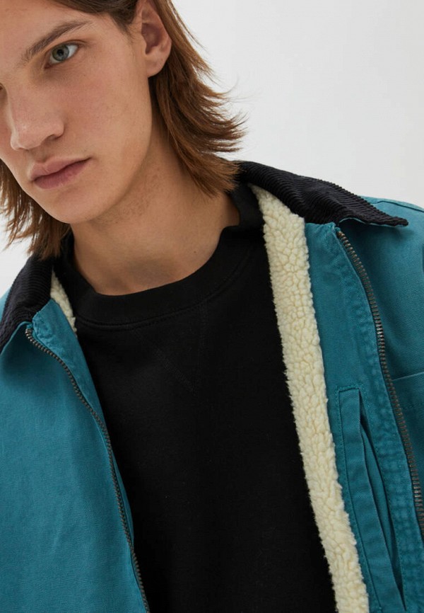 

Куртка утепленная Pull&Bear, Бирюзовый