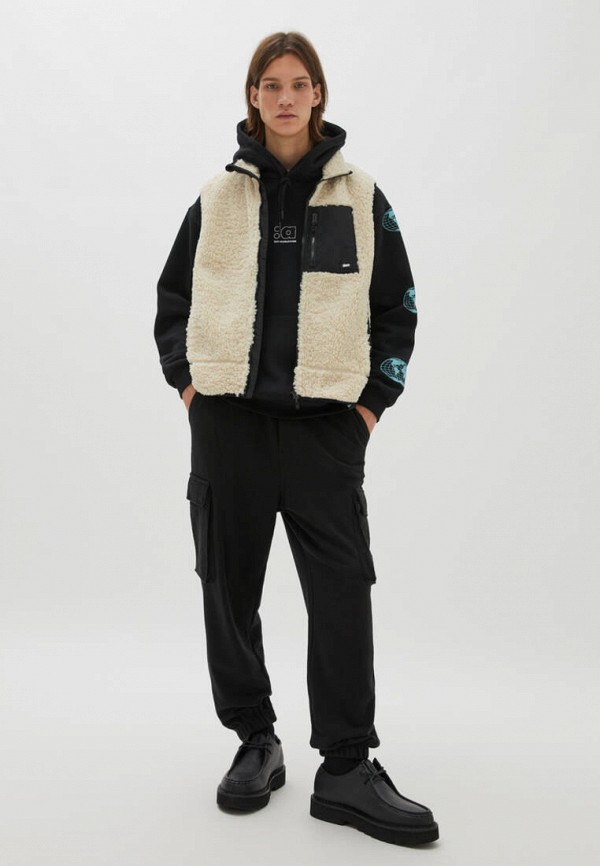 

Жилет утепленный Pull&Bear, Бежевый