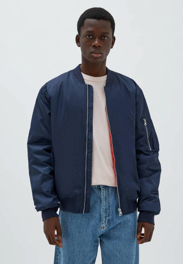 

Куртка утепленная Pull&Bear, Синий