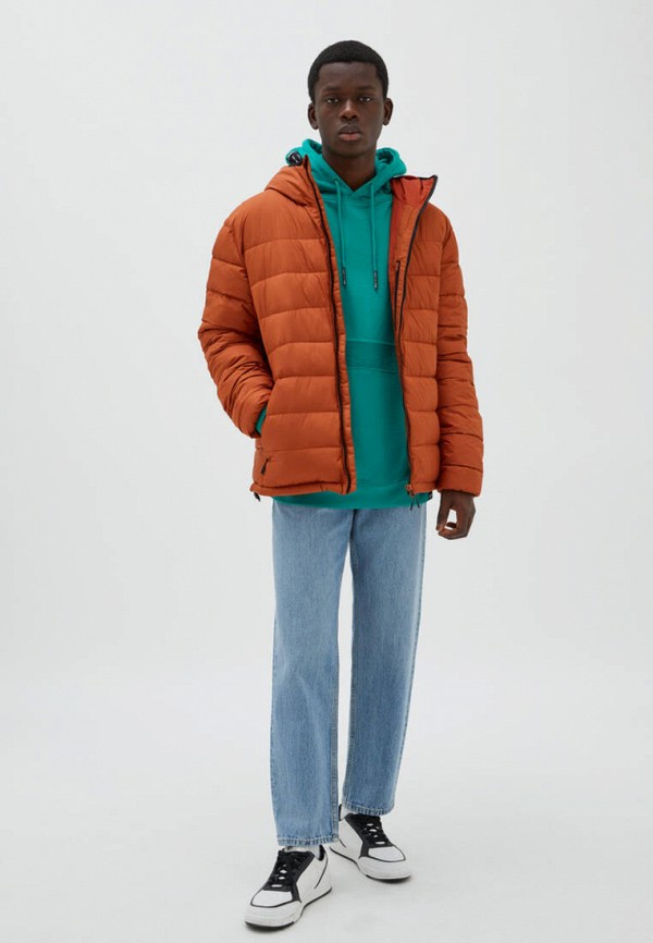 

Куртка утепленная Pull&Bear, Коричневый