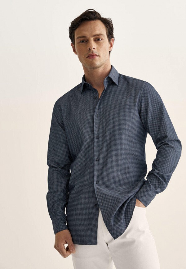 

Рубашка Massimo Dutti, Синий