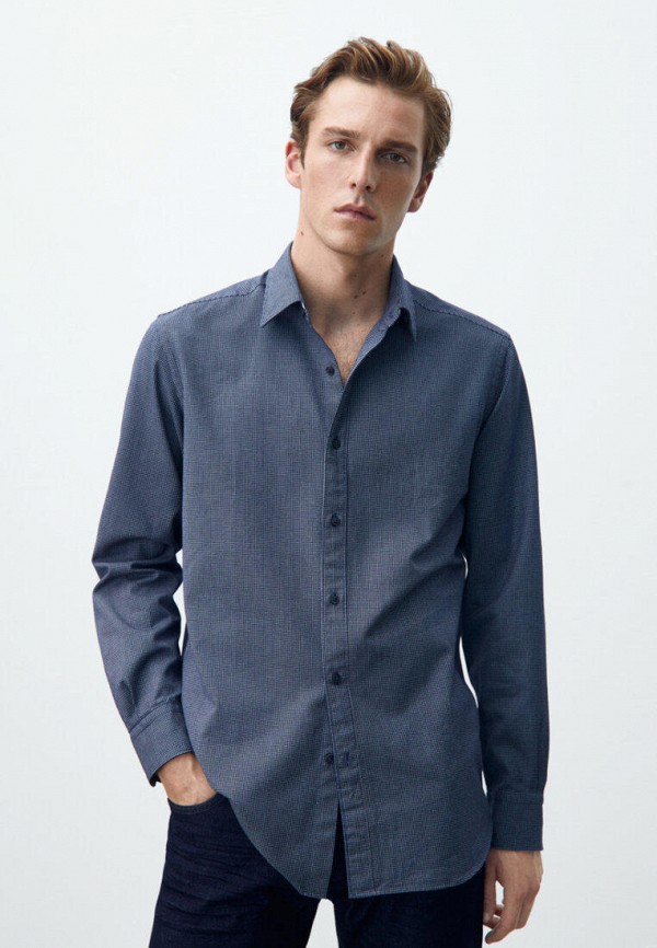 

Рубашка Massimo Dutti, Синий