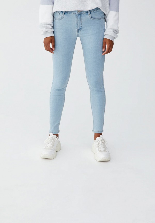 

Джинсы Pull&Bear, SKINNY, Голубой