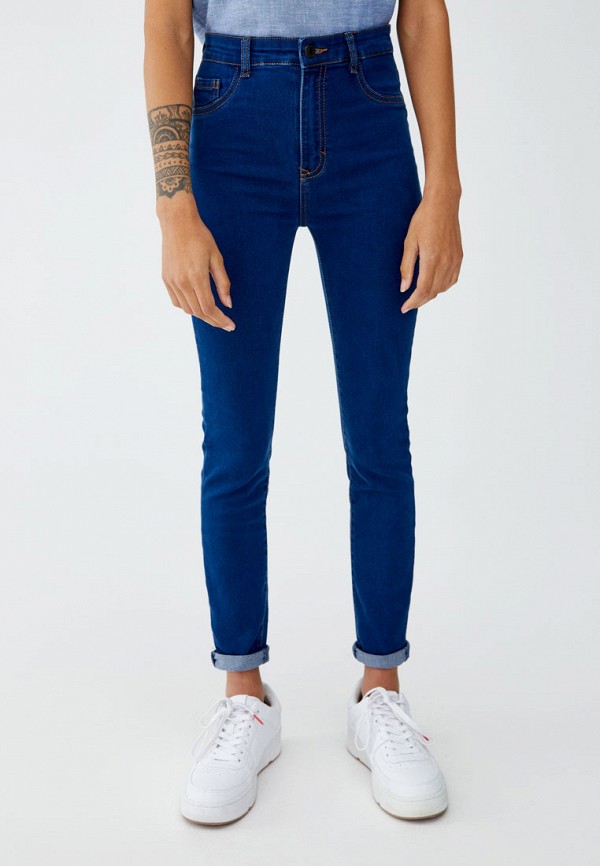 

Джинсы Pull&Bear, SKINNY, Голубой