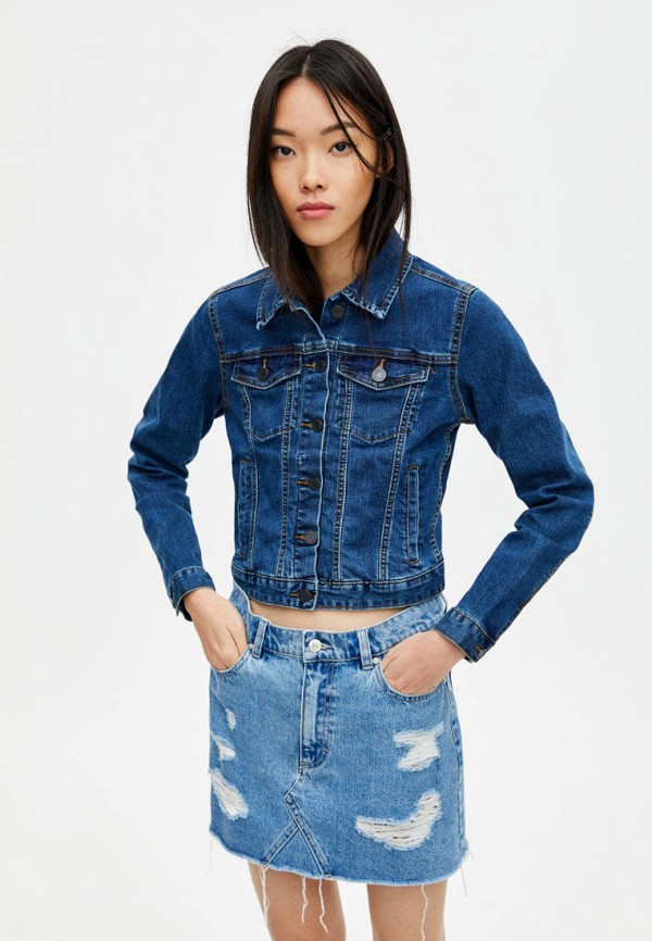 

Куртка джинсовая Pull&Bear, Синий
