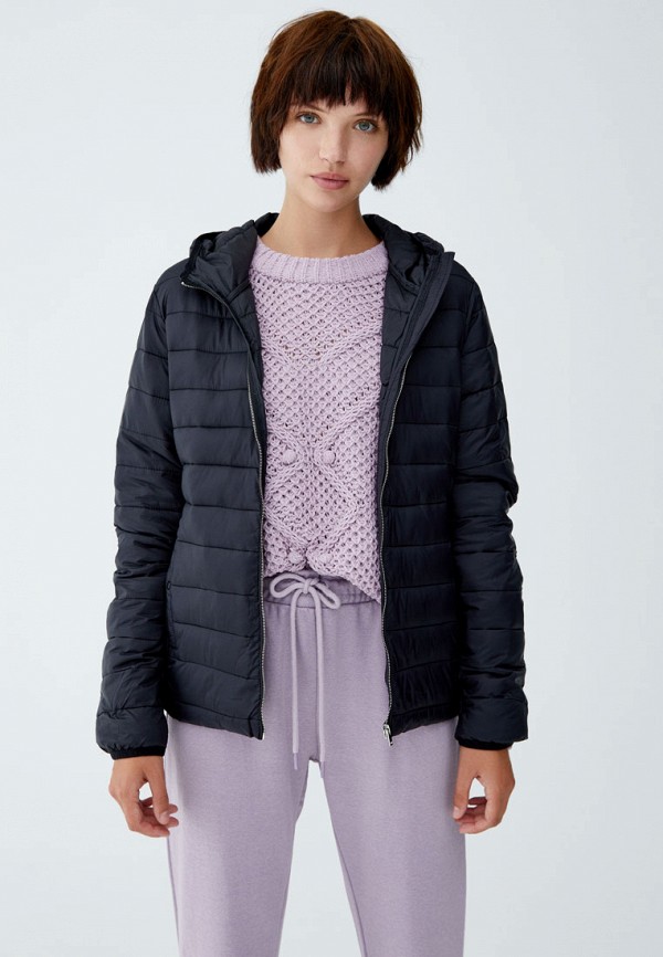 

Куртка утепленная Pull&Bear, Черный