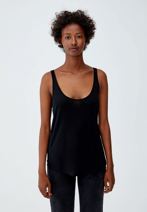 

Футболка Pull&Bear, Черный, WARNER