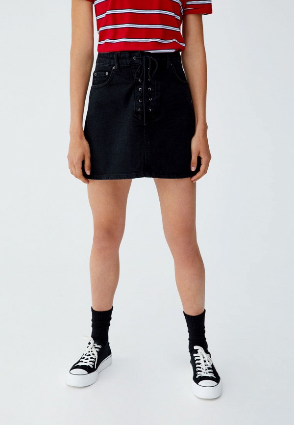 

Юбка Pull&Bear, Черный