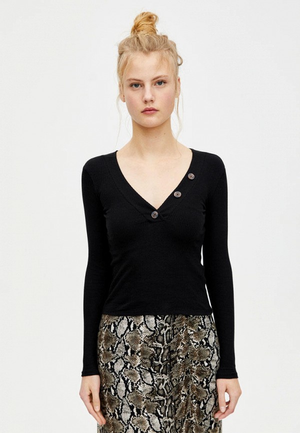 

Пуловер Pull&Bear, Черный