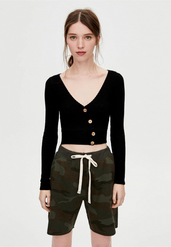 

Пуловер Pull&Bear, Черный