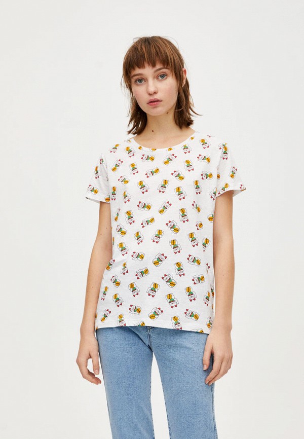 Футболка Pull&Bear Pull&Bear IX001XW003II