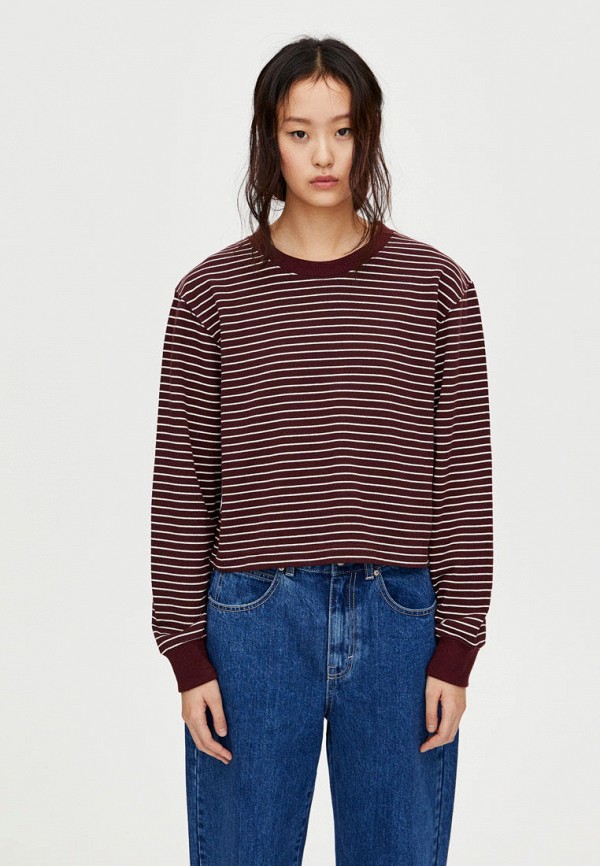 

Свитшот Pull&Bear, Бордовый