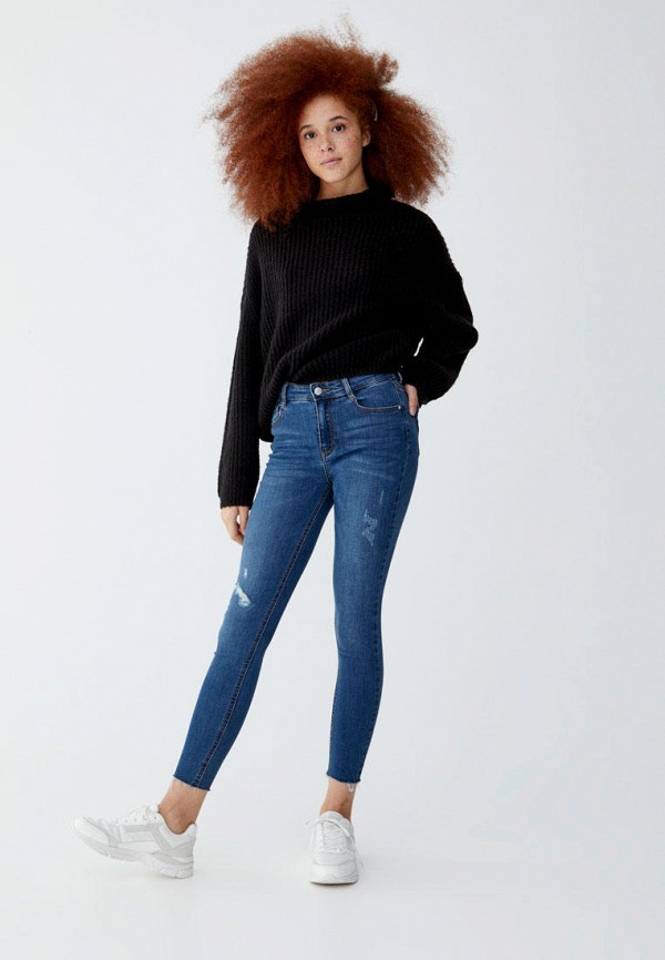 

Джинсы Pull&Bear, Синий, Skinny Medium Waist