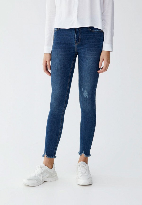 

Джинсы Pull&Bear, Синий, Skinny Medium Waist