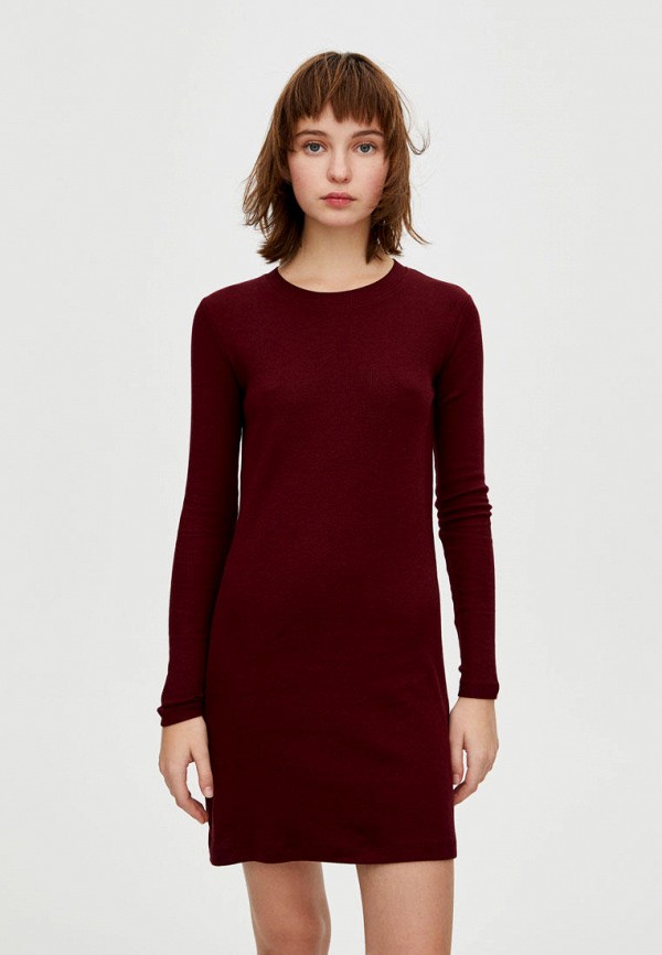 

Платье Pull&Bear, Бордовый