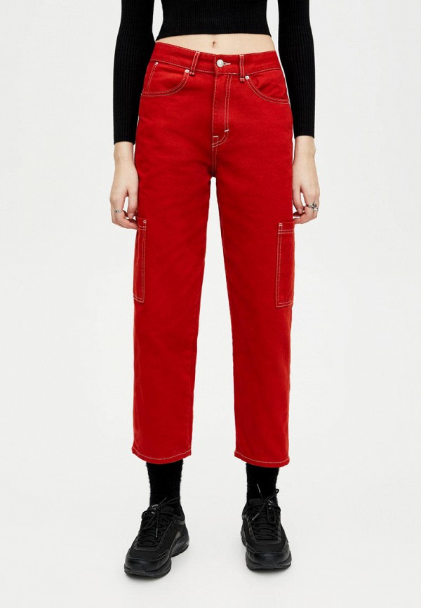 

Брюки Pull&Bear, CARPENTER, Красный