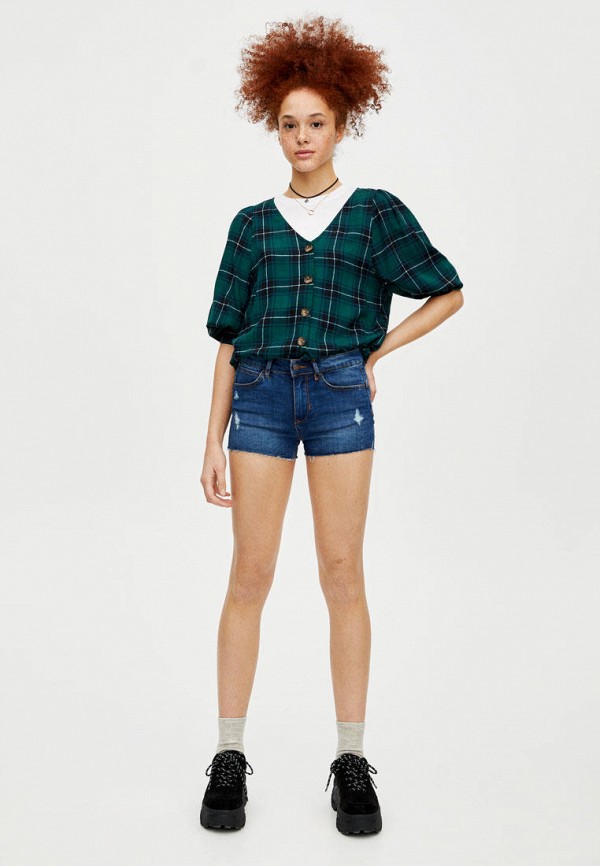 

Шорты джинсовые Pull&Bear, Синий