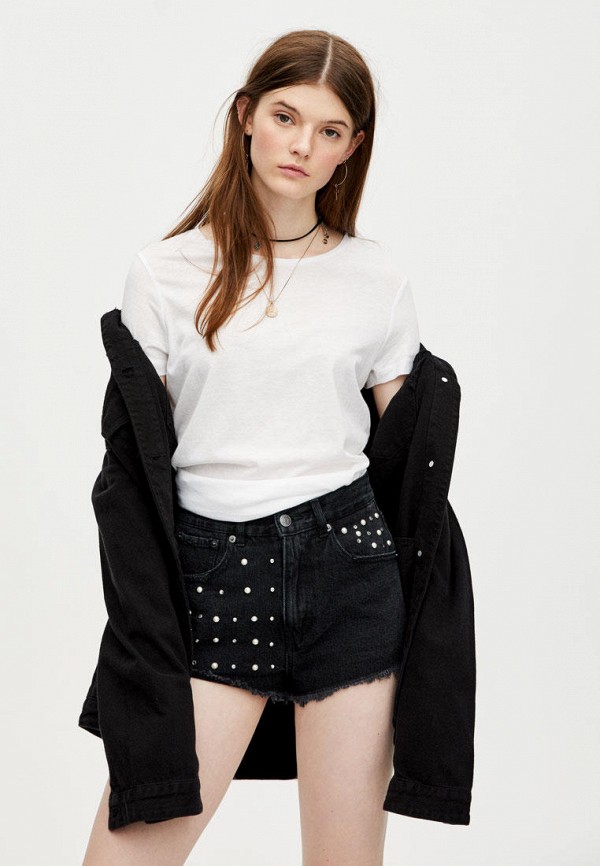 фото Шорты джинсовые pull&bear