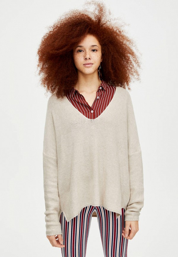 

Пуловер Pull&Bear, Бежевый