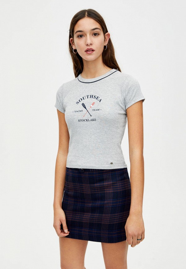 Футболка Pull&Bear Pull&Bear IX001XW0046H