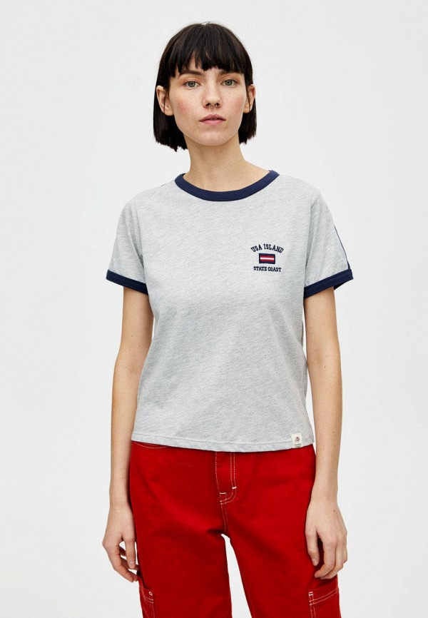 

Футболка Pull&Bear, Серый