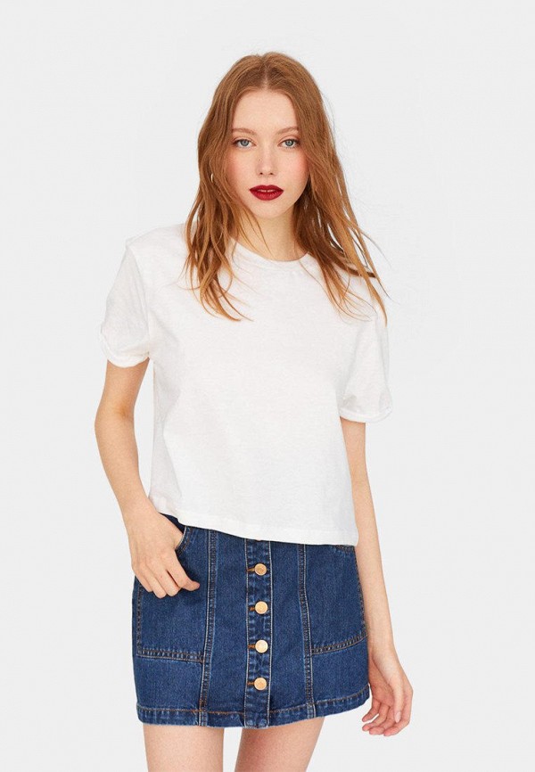 

Футболка Stradivarius, Белый