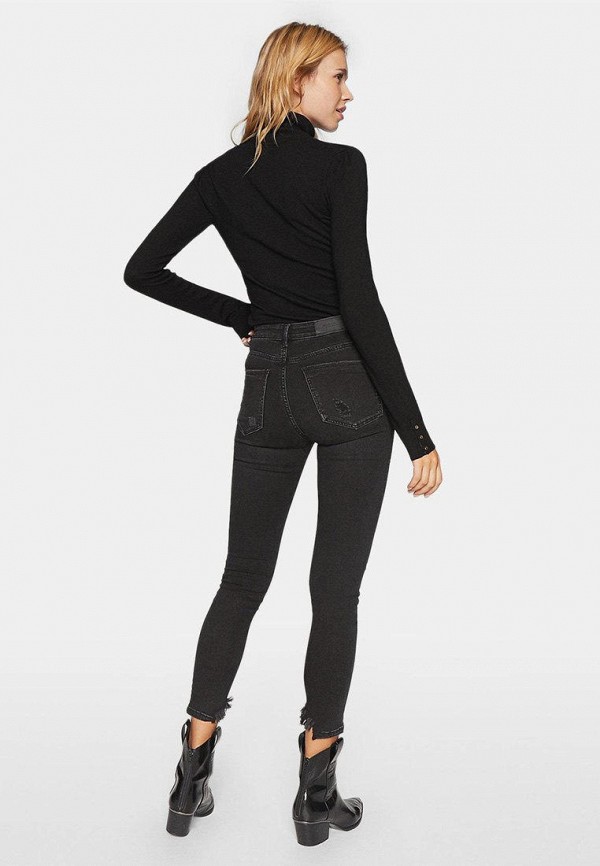 

Джинсы Stradivarius, Черный, HIGH WAIST