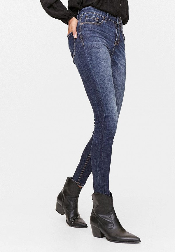 

Джинсы Stradivarius, Голубой, HIGH WAIST DENIM