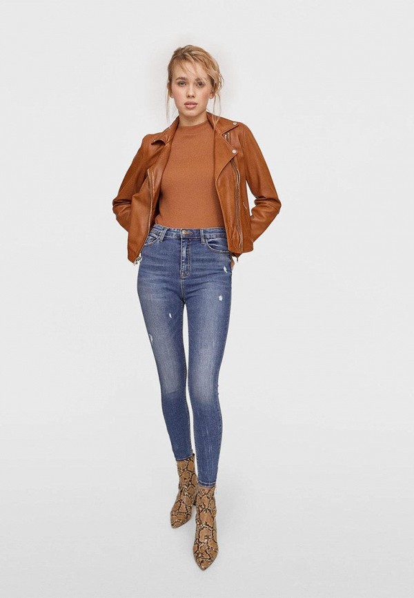 

Джинсы Stradivarius, Синий, SUPER HIGH WAIST