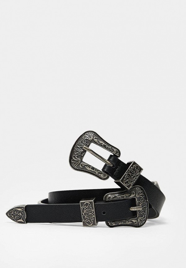 

Ремень Stradivarius, Черный