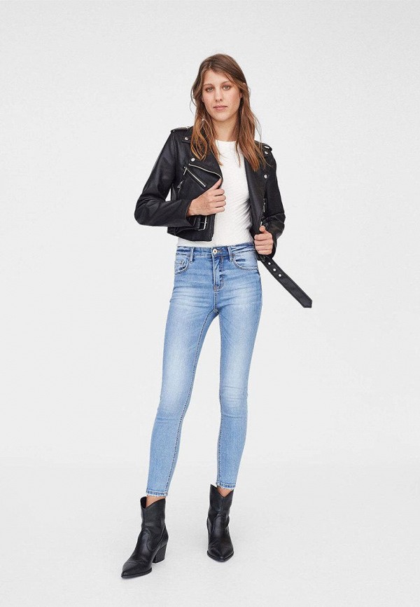 

Джинсы Stradivarius, Голубой, PETITE HIGH WAIST