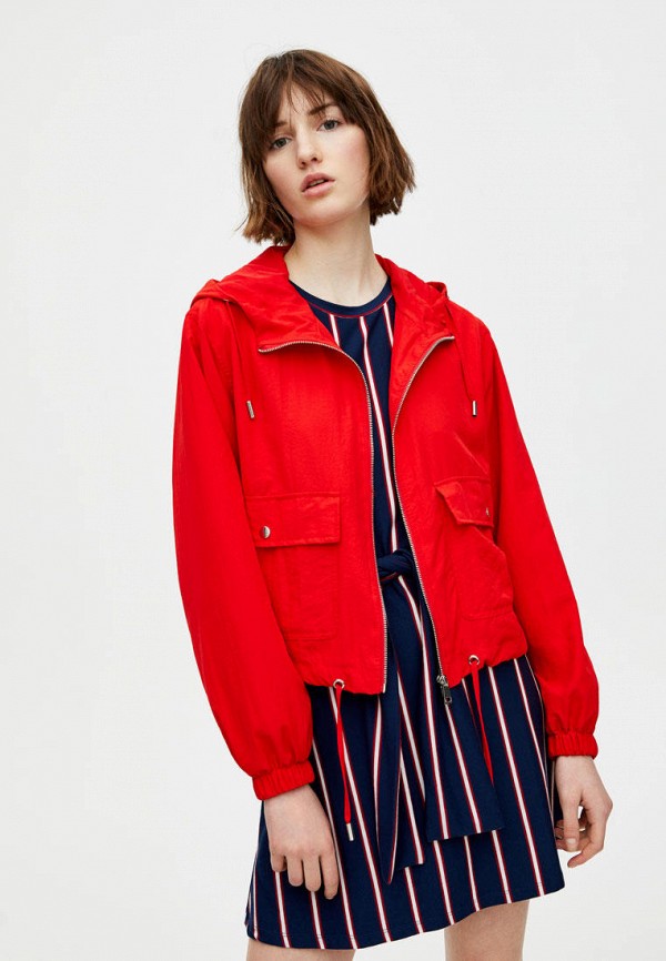 

Ветровка Pull&Bear, Красный