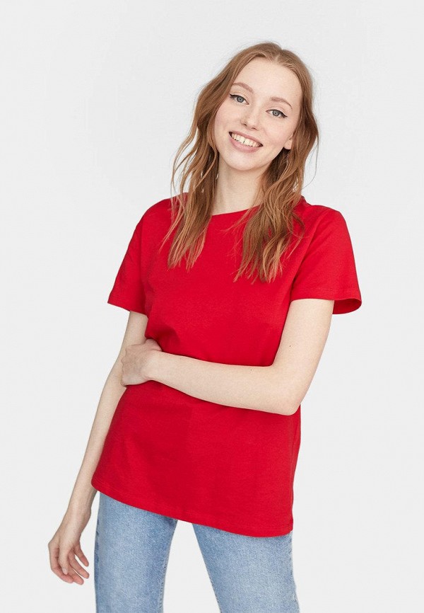 

Футболка Stradivarius, Красный
