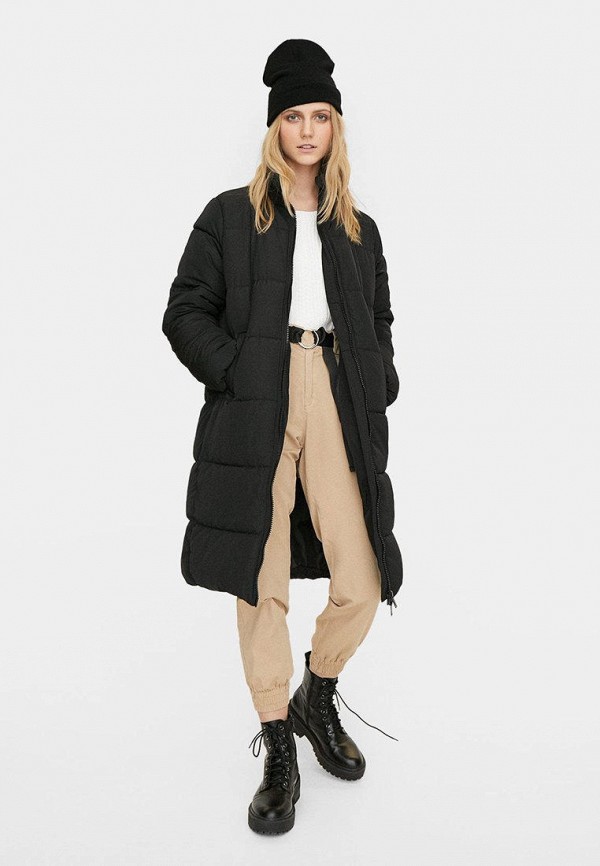 

Куртка утепленная Stradivarius, Черный