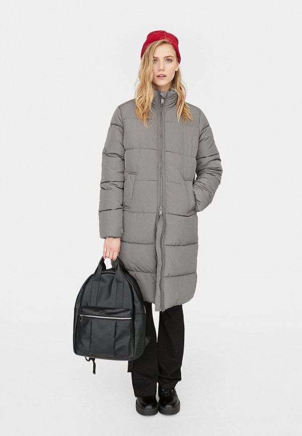 

Куртка утепленная Stradivarius, Серый