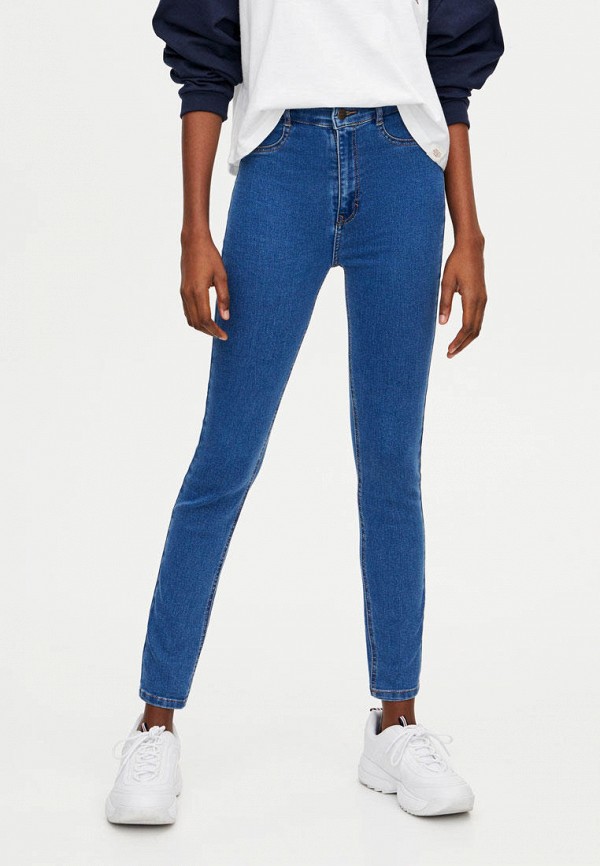 

Джинсы Pull&Bear, Синий, SKINNY HIGH WAIST Join Life
