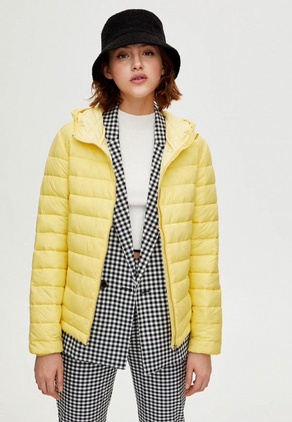 

Куртка утепленная Pull&Bear, Желтый
