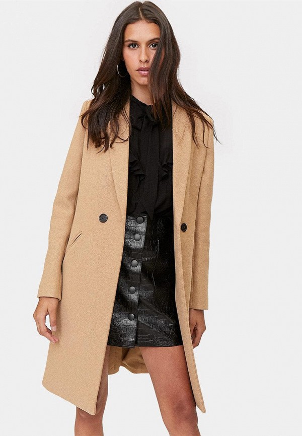 

Пальто Stradivarius, Бежевый