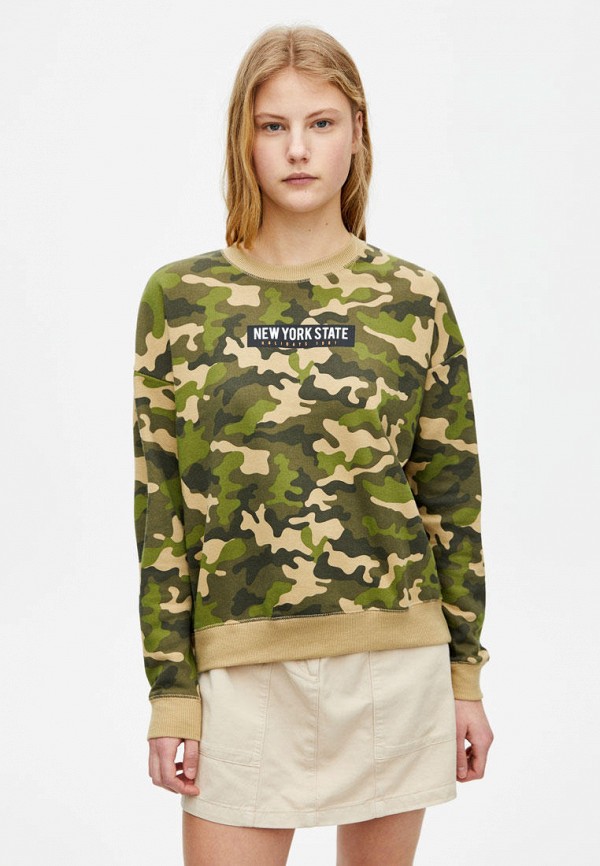 

Свитшот Pull&Bear, Хаки