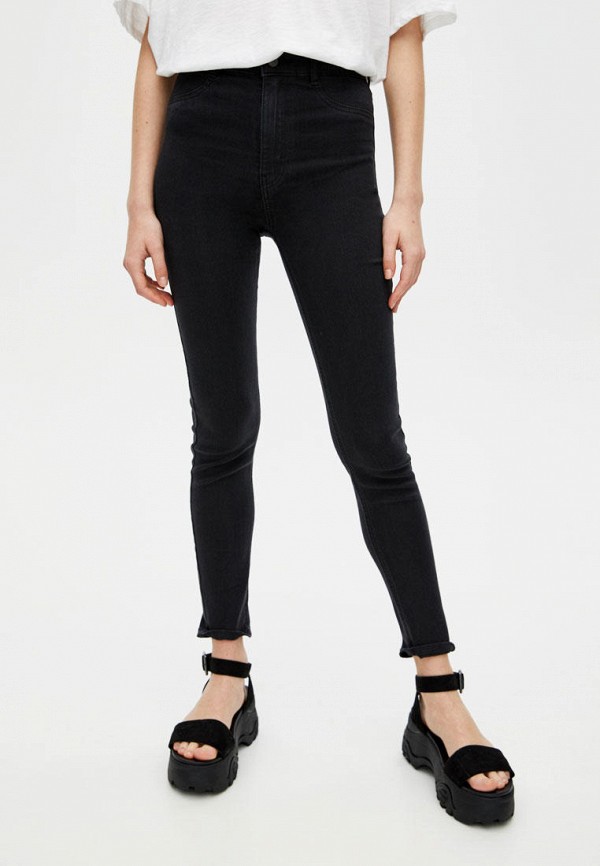

Джинсы Pull&Bear, Черный, HIGH WAIST SKINNY